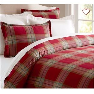 POTTERY BARN BLAKE KING DUVET AND SHAMS SET